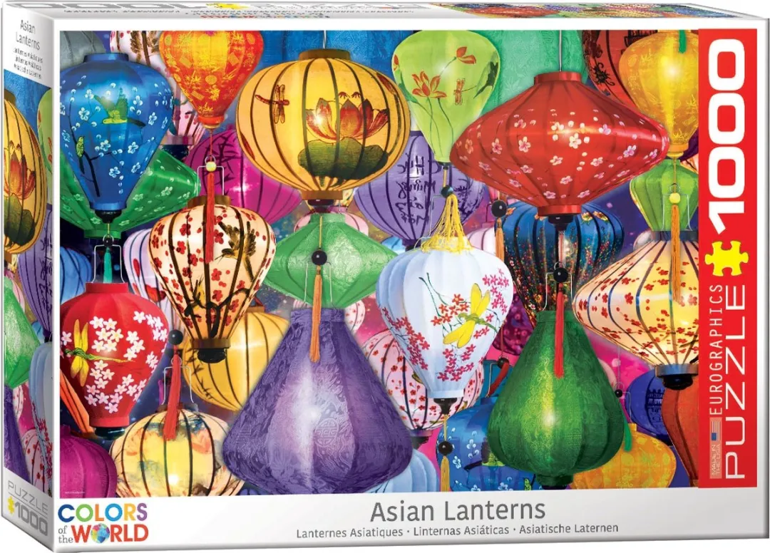 Eurographics Aziatische Lantaarns Legpuzzel 1000 Stuks