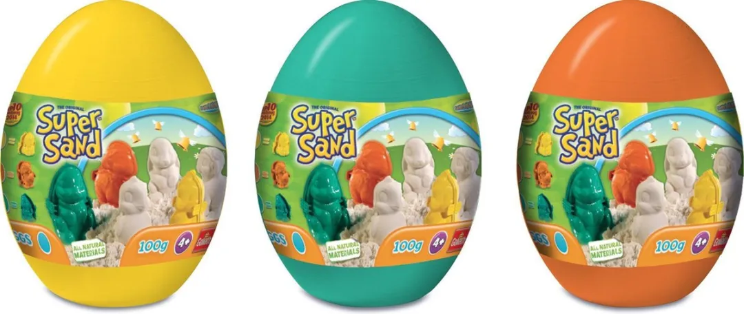 Goliath Super Sand Eggs Ei met Zandvorm 100g
