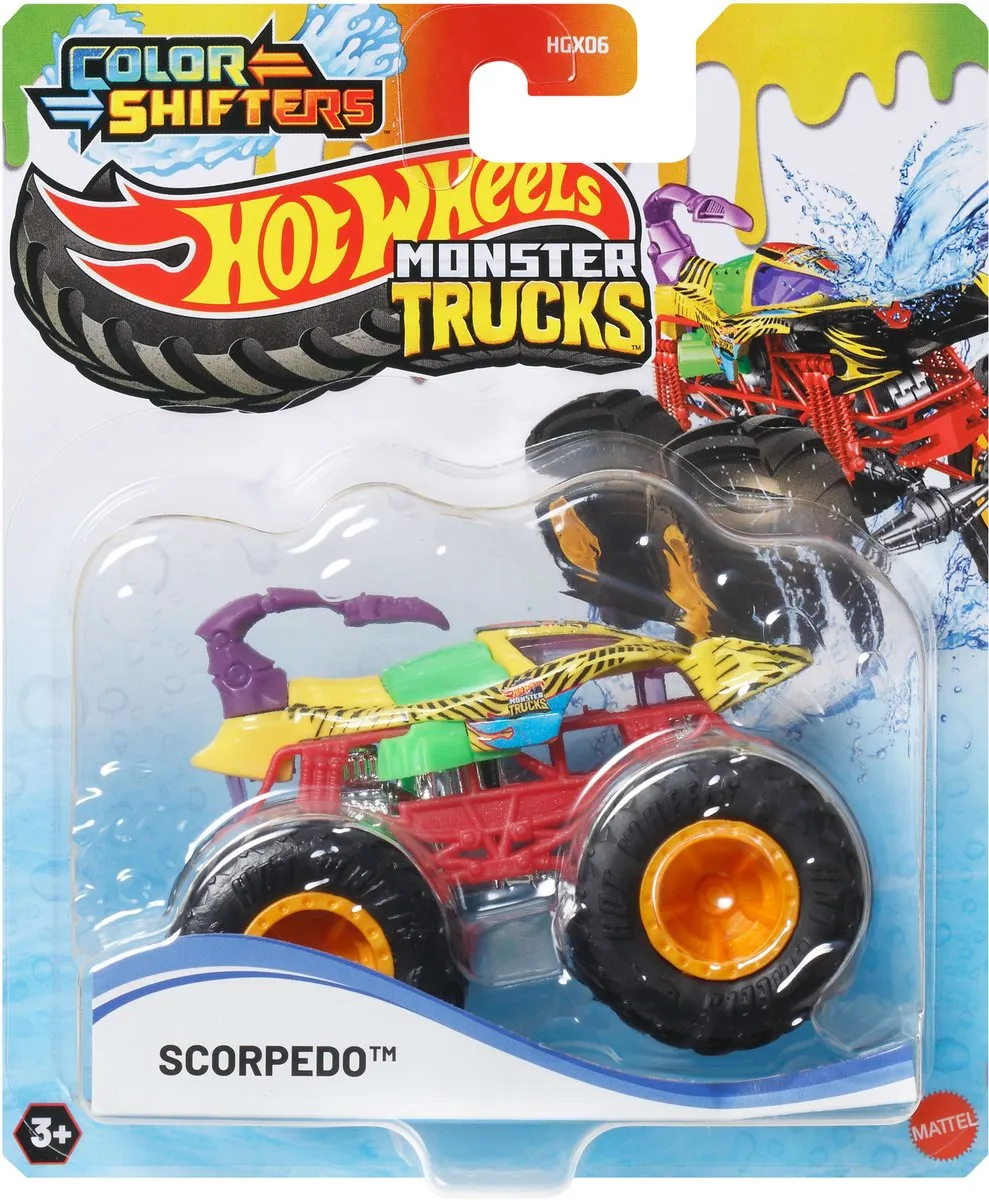 Hot Wheels Color Shifters SCORPEDO Monstertruck JDV88