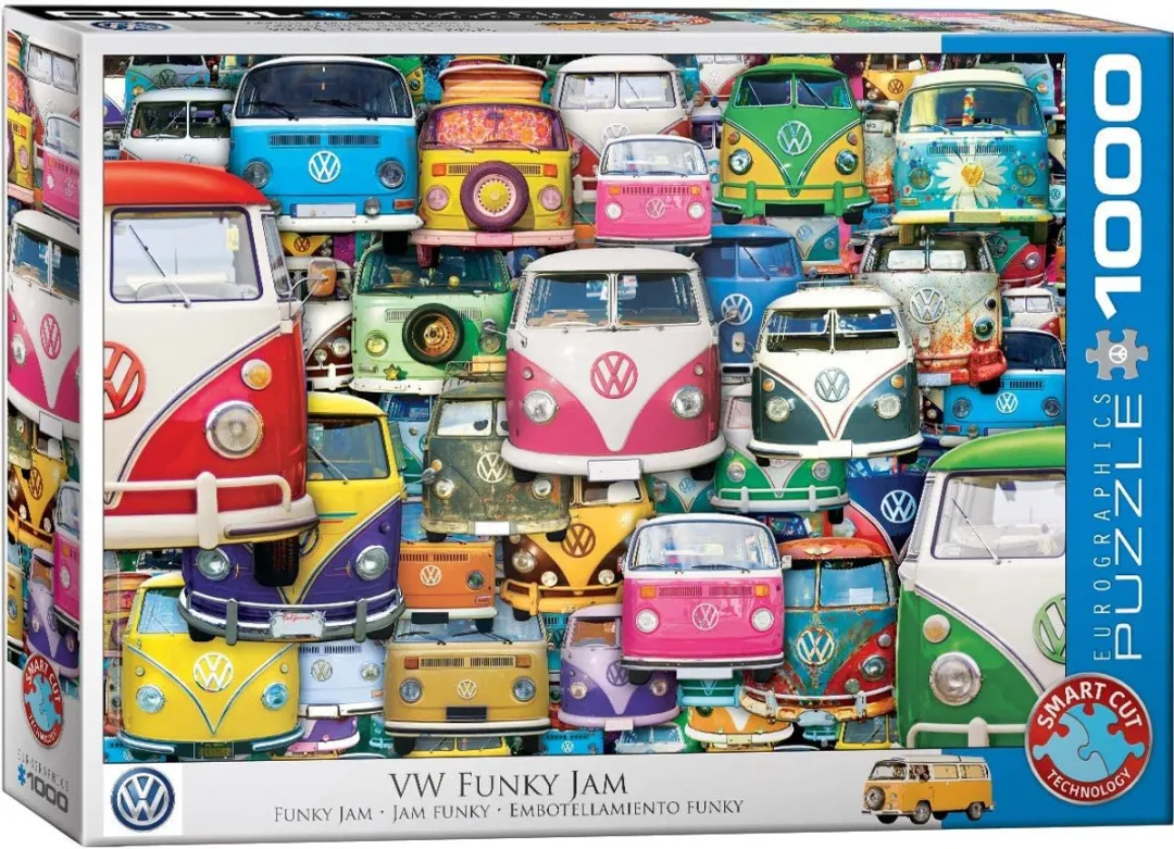 Eurographics Volkswagen Funky Jam Legpuzzel 1000 Stuks - Meerkleurig