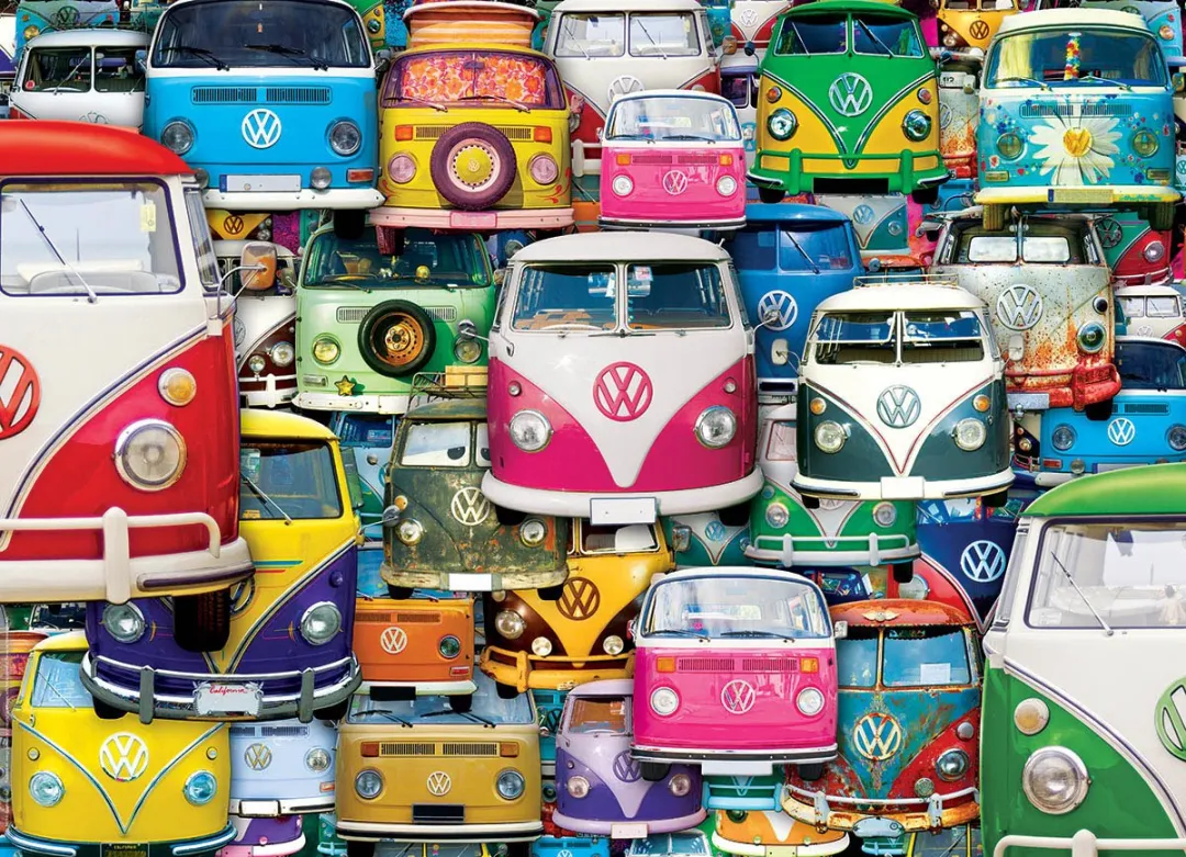 Eurographics Volkswagen Funky Jam Legpuzzel 1000 Stuks - Meerkleurig