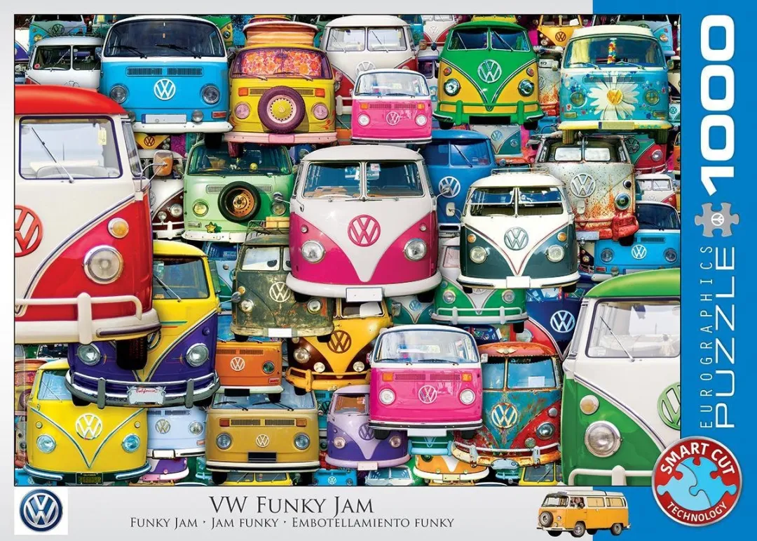 Eurographics Volkswagen Funky Jam Legpuzzel 1000 Stuks - Meerkleurig