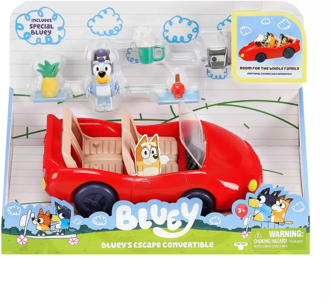 Moose Toys Bluey Cabriolet Speelset