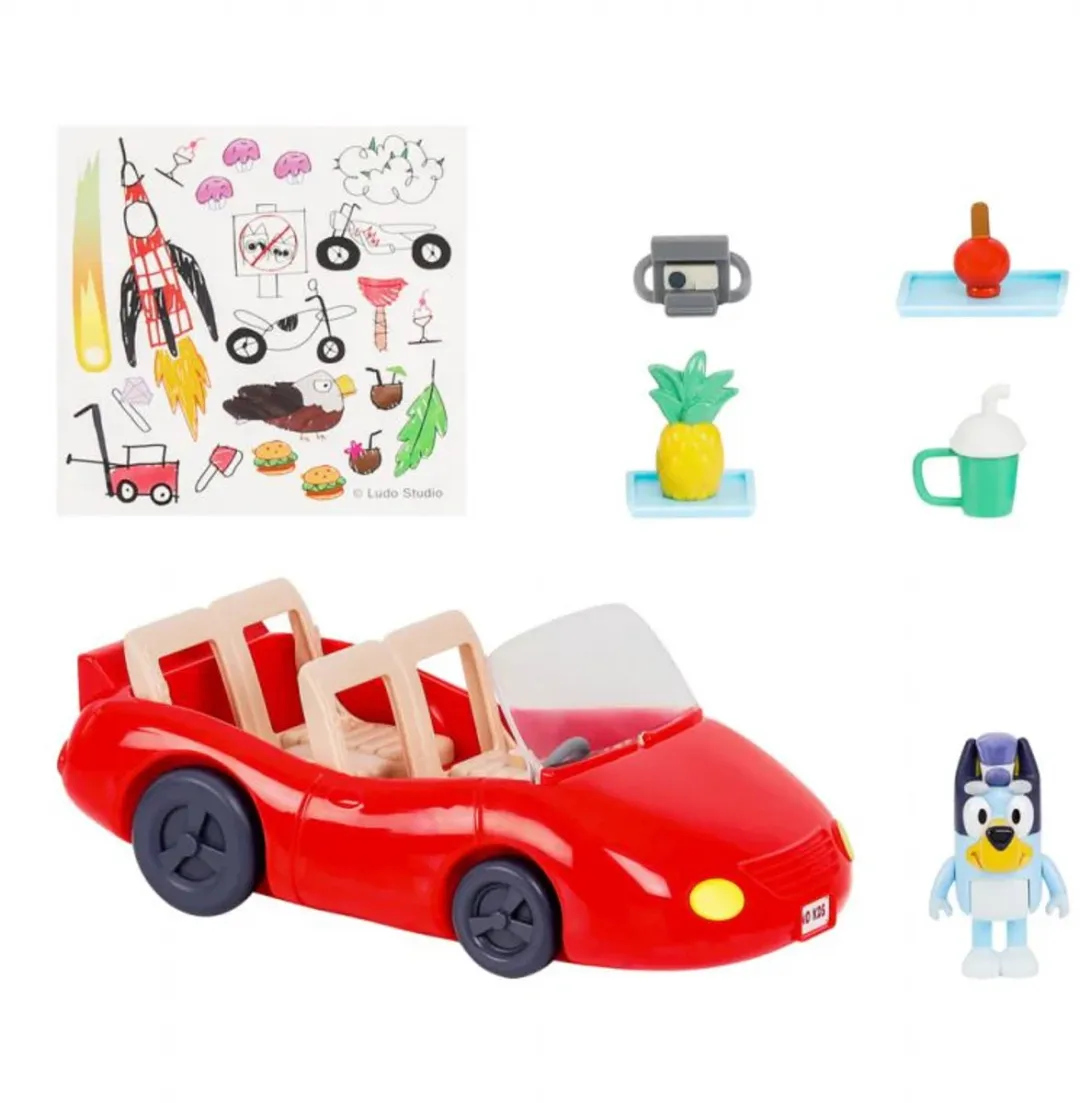 Moose Toys Bluey Cabriolet Speelset - 3+ jaar - AAA