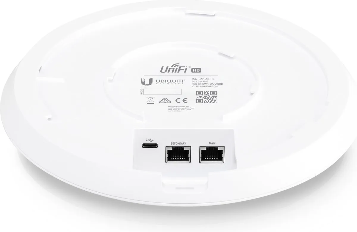 Ubiquiti UniFi AC HD - Access Point - WiFi Versterker - 2600 Mpbs