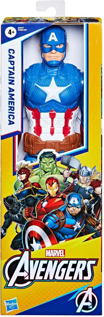 Marvel Avengers Titan Hero Captain America - Meerkleurig