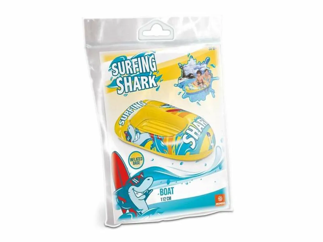 Unice Toys Surfing Shark Opblaasbare Boot - Meerkleurig