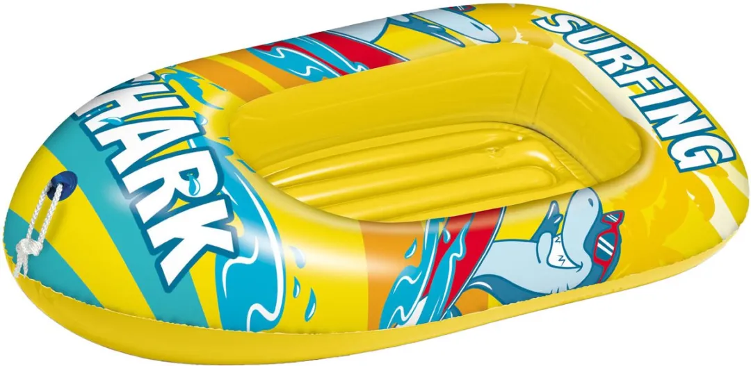 Unice Toys Surfing Shark Opblaasbare Boot - Meerkleurig