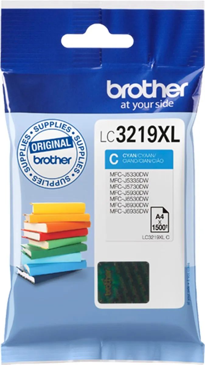 Brother LC-3219XLC XL Inktcartridge - Cyaan