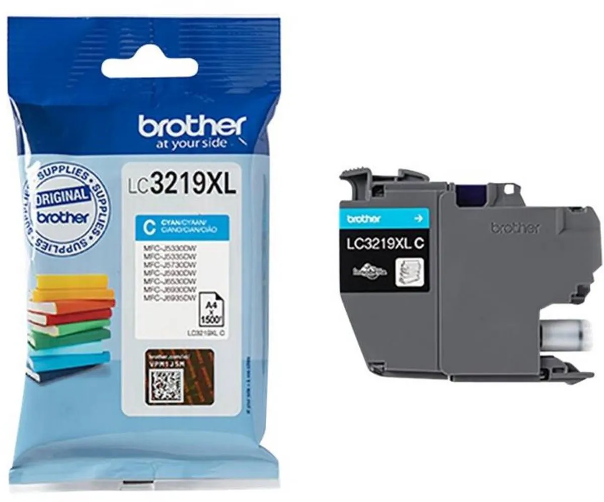 Brother LC-3219XLC XL Inktcartridge - Cyaan