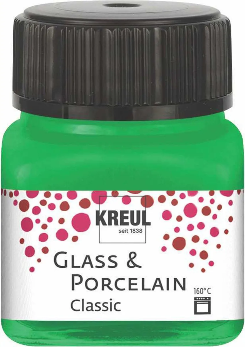 Kreul Glasverf Porselein Groen 20ml