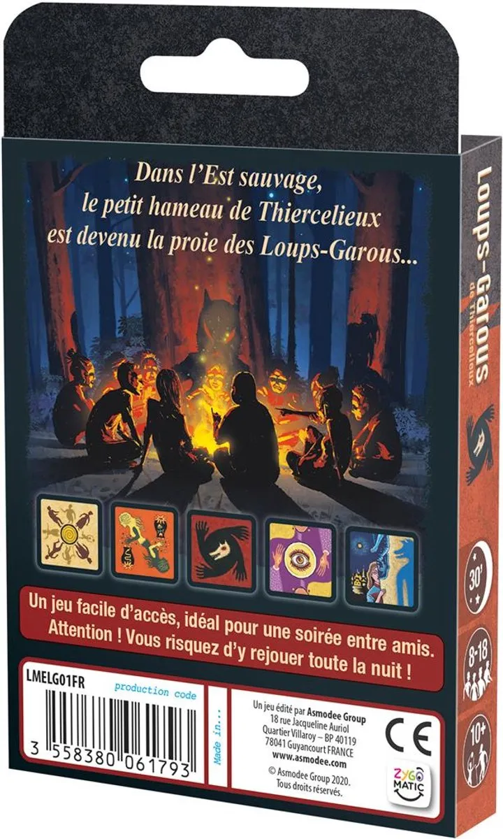 Asmodee Les Loups-Garous de Thiercelieux 2021 - 8-18 Spelers