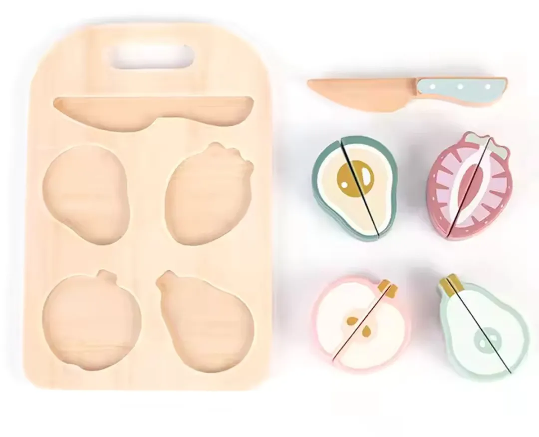 Wooden Toys Keukenmixer + Snijfruit Speelset