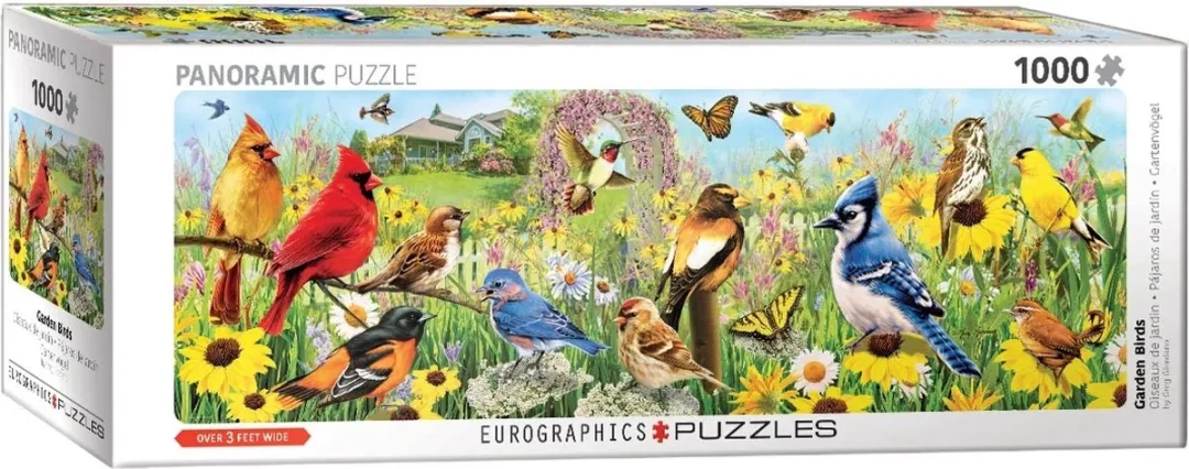 Eurographics Tuin Vogels Greg Giordano Legpuzzel 1000 Stuks - Meerkleurig