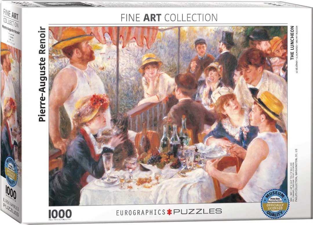 Eurographics De Maaltijd Pierre-Auguste Renoir Legpuzzel 1000 Stuks