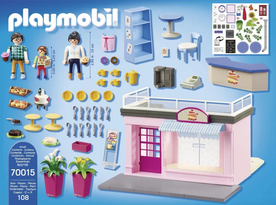 Playmobil City Life Mijn Koffiehuis 70015 - Multicolor