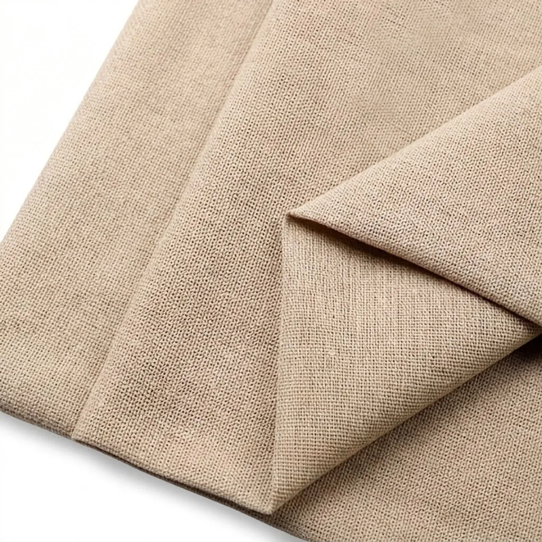 NuveX Khaki Linnen Stof 150x50cm