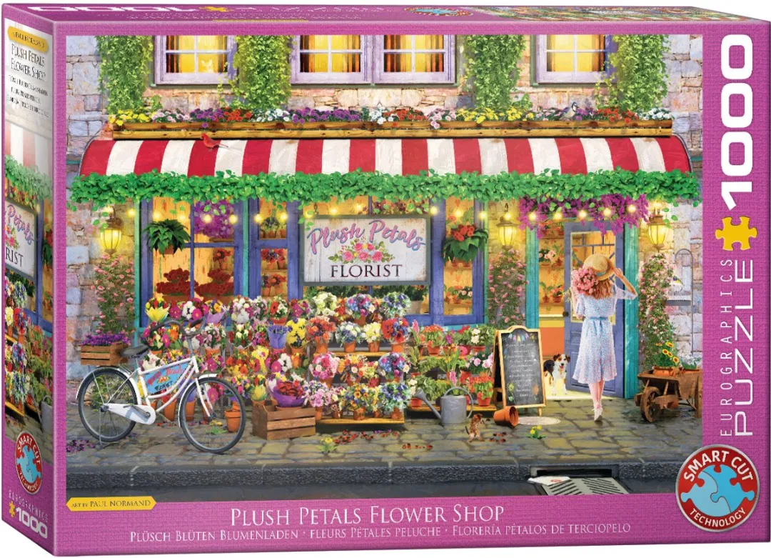 Eurographics Pluche Bloemblaadjes Bloemist Legpuzzel 1000 Stuks - Paul Normand - eu6000-5518