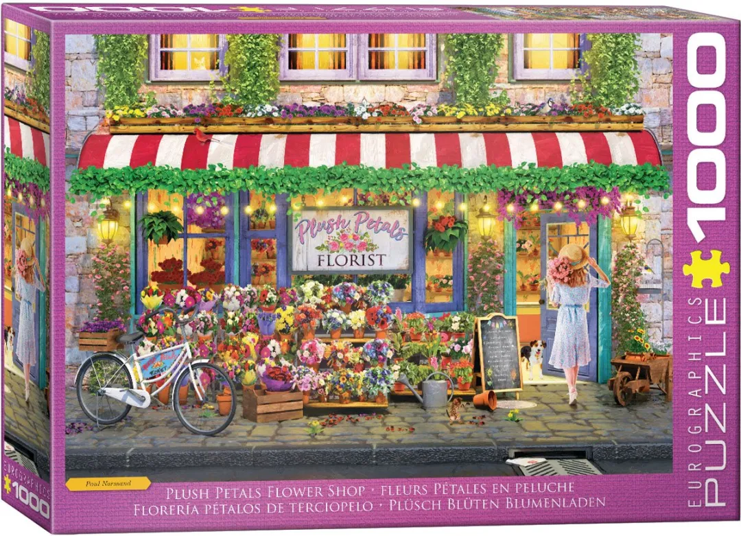 Eurographics Pluche Bloemblaadjes Bloemist Legpuzzel 1000 Stuks - Paul Normand - eu6000-5518