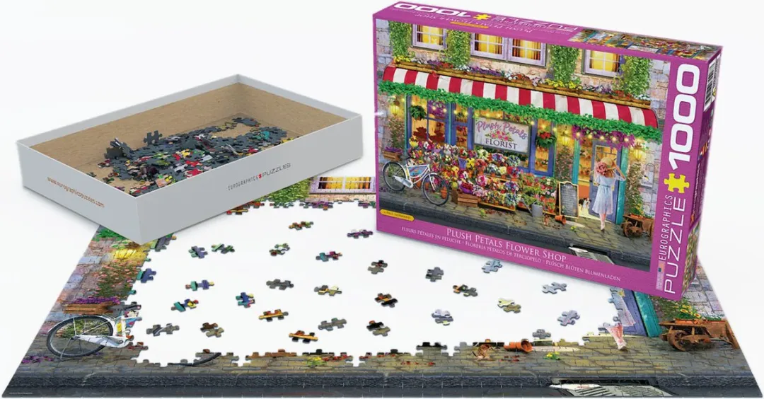 Eurographics Pluche Bloemblaadjes Bloemist Legpuzzel 1000 Stuks - Paul Normand - eu6000-5518