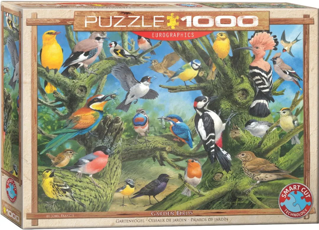 Eurographics Tuin Vogels John Fransis Legpuzzel 1000 Stuks