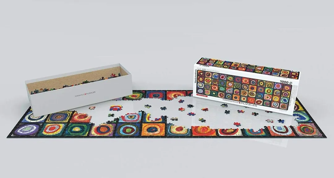 Eurographics Wassily Kandinsky Kleurenstudie: Vierkanten Legpuzzel 1000 Stuks - Meerkleurig