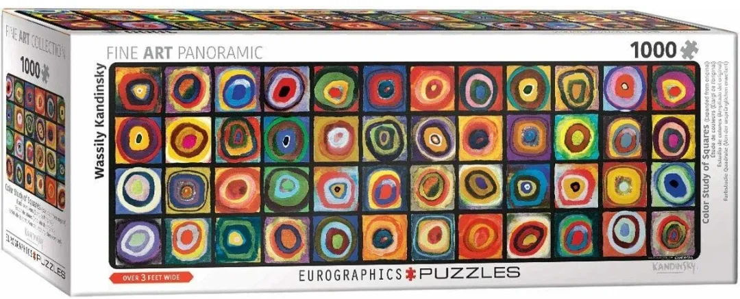 Eurographics Wassily Kandinsky Kleurenstudie: Vierkanten Legpuzzel 1000 Stuks