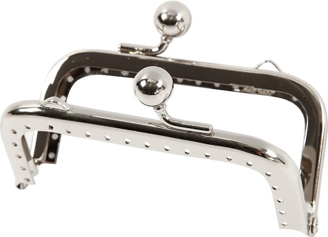 Creativ Company Portemonnee Gesp Kit 8cm - Zilver