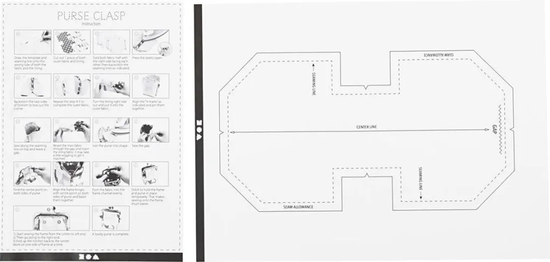 Creativ Company Portemonnee Gesp Kit 8cm - Zilver