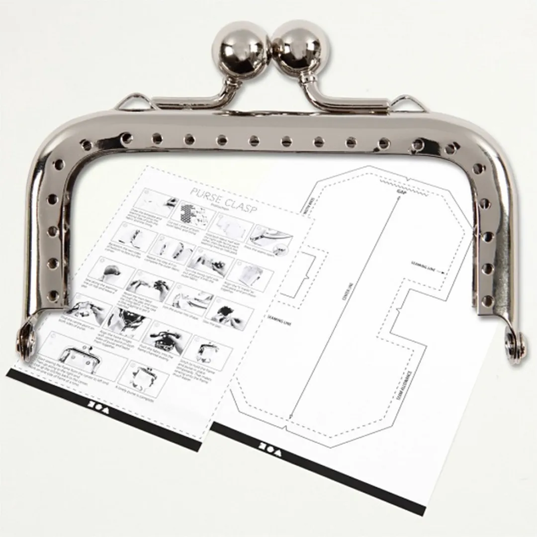 Creativ Company Portemonnee Gesp Kit 8cm - Zilver