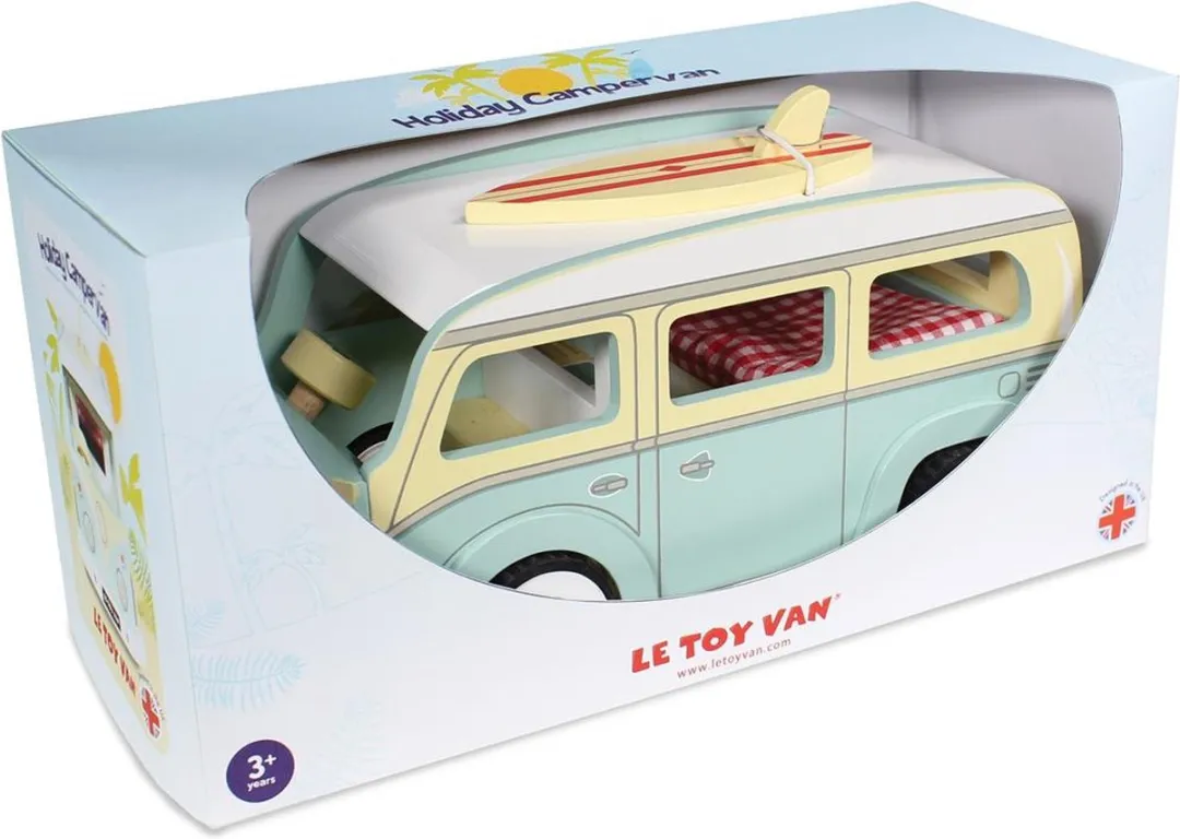 Le Toy Van Kampeerbus Houten Speelset TV478 - Multicolor