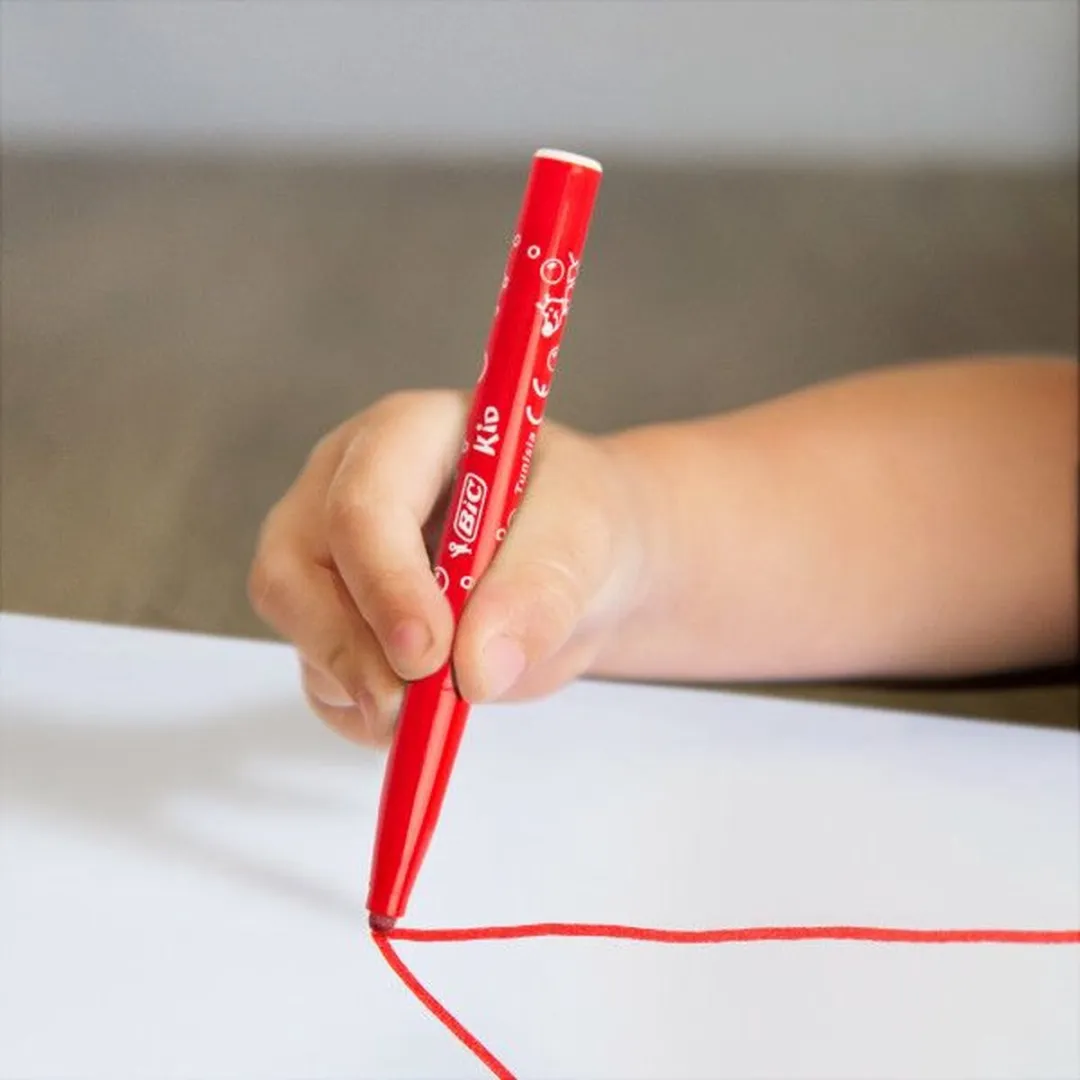 Bic Kids Kid Couleur Viltstiften Extra Brede Punt 4.5mm - 12 Stuks - afbeelding 6 van 6