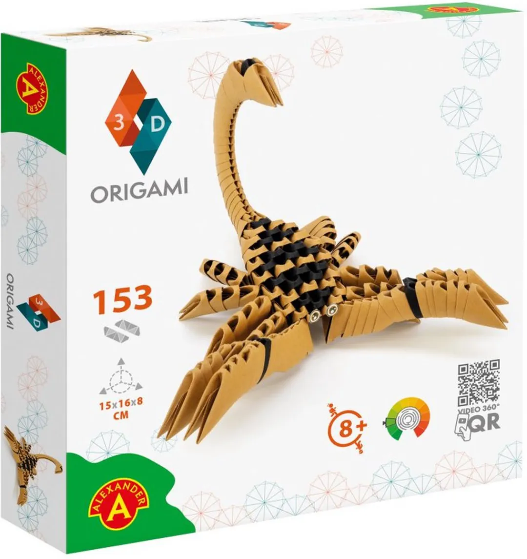 Alexander Origami 3D Schorpioen