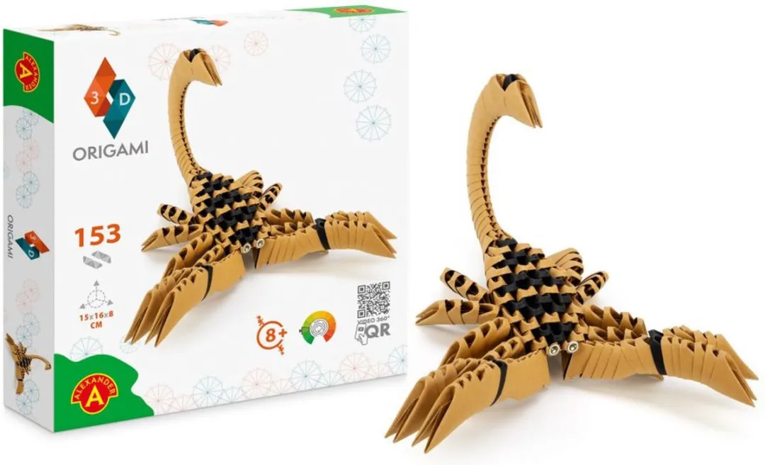 Alexander Origami 3D Schorpioen