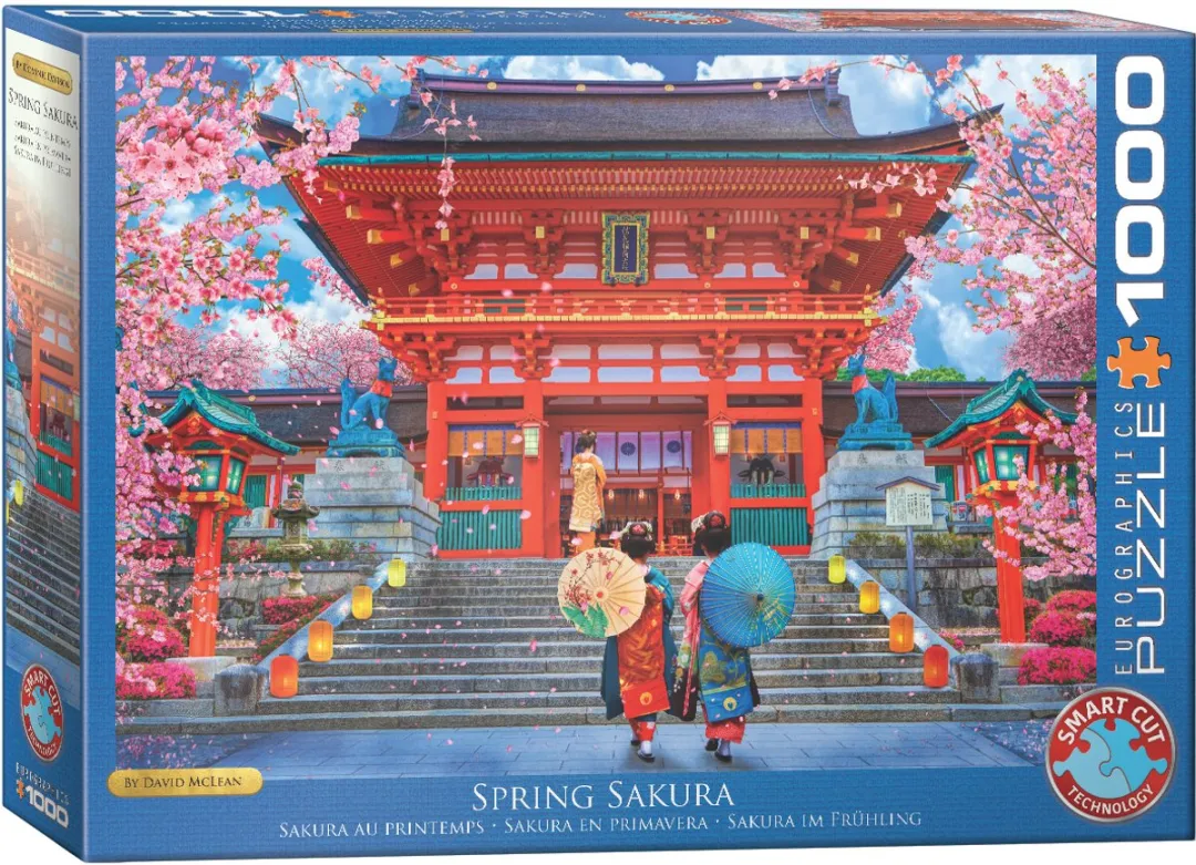 Eurographics Lente Sakura Lars Stewart Legpuzzel 1000 Stuks