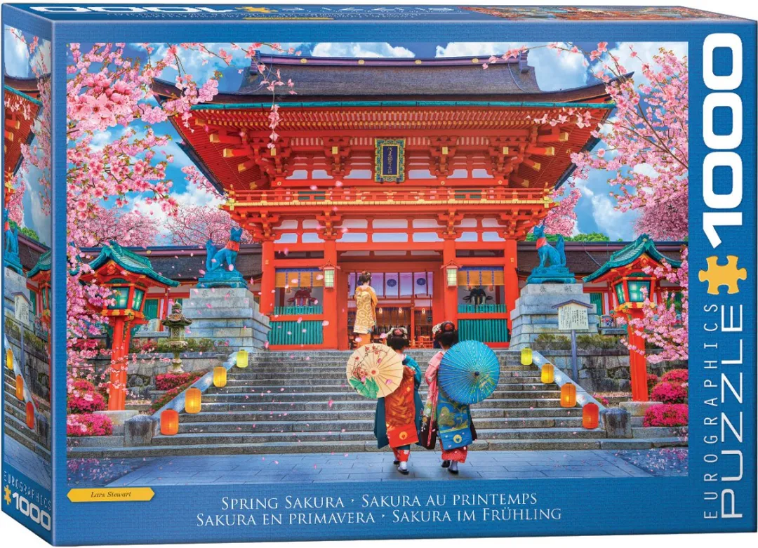 Eurographics Lente Sakura Lars Stewart Legpuzzel 1000 Stuks - eu6000-5533