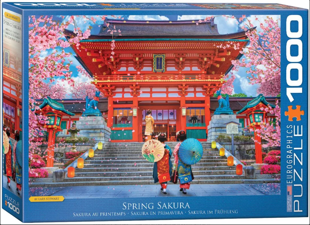 Eurographics Lente Sakura Lars Stewart Legpuzzel 1000 Stuks - eu6000-5533