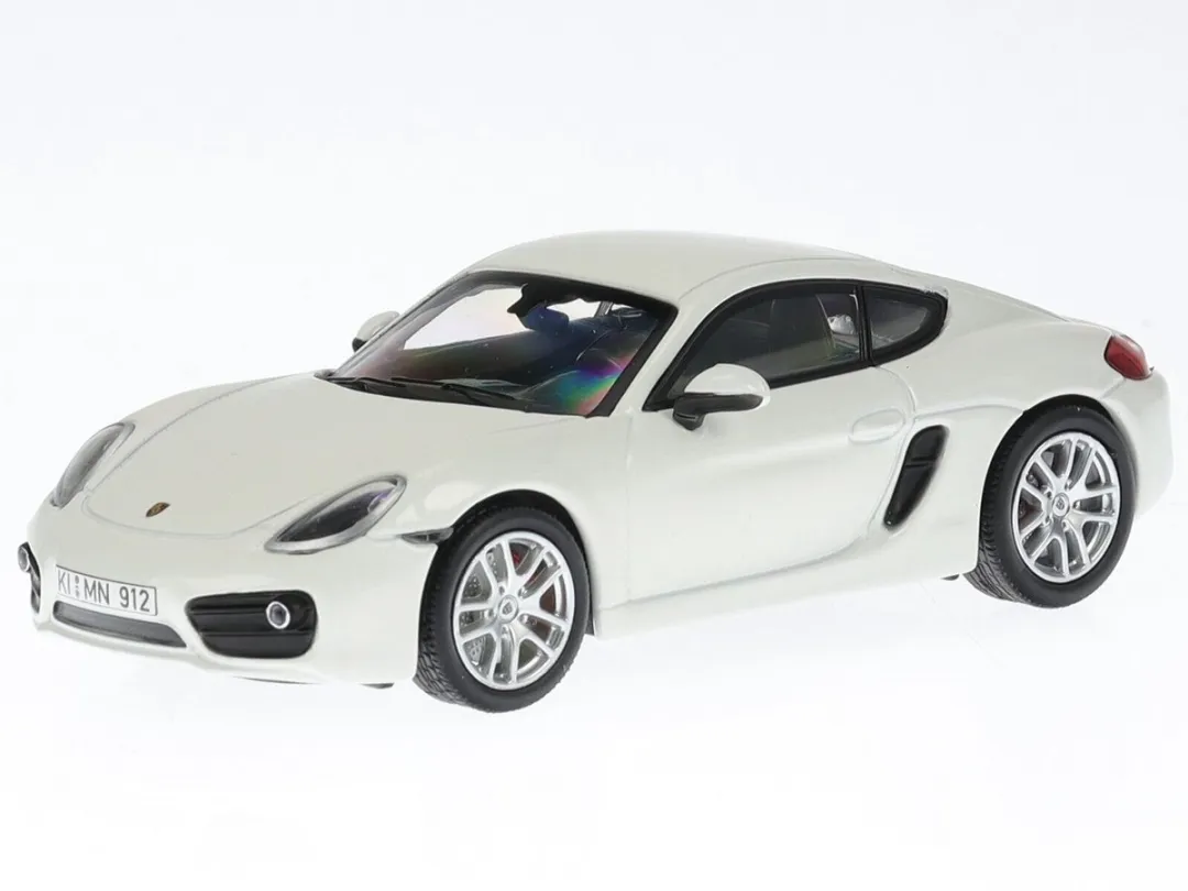 Porsche Cayman S 2013 Norev 1:43 Modelauto - Wit