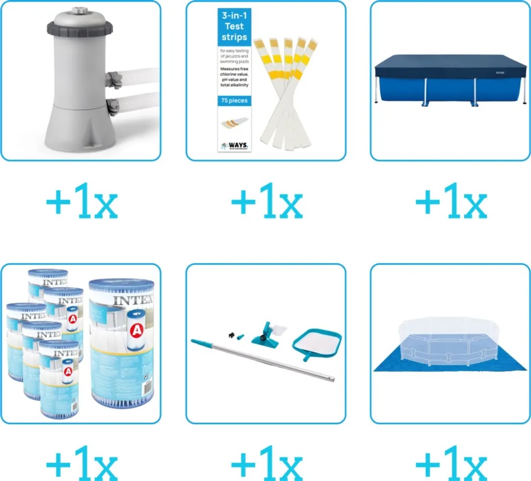 Intex 28272NP Zwembad Accessoirepakket 6-delig