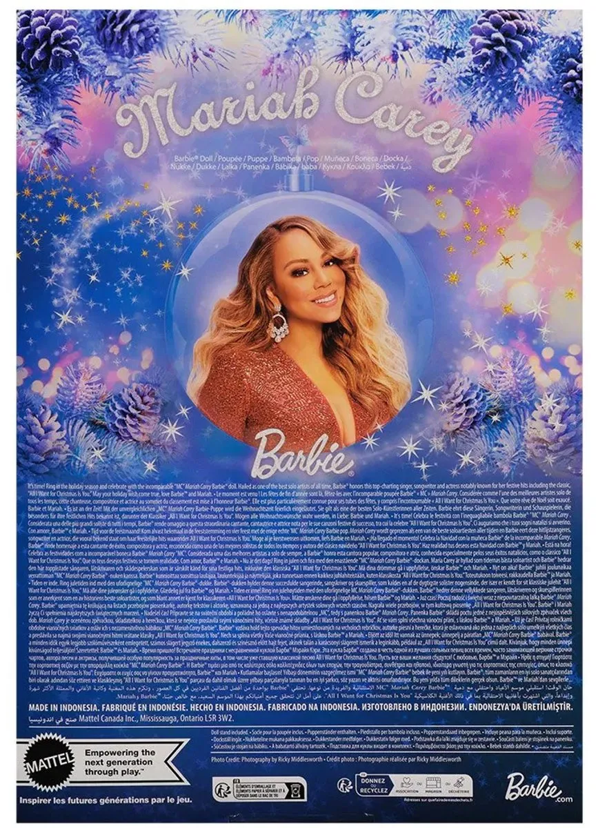 Barbie Mariah Carey Kerstpop - Multicolor