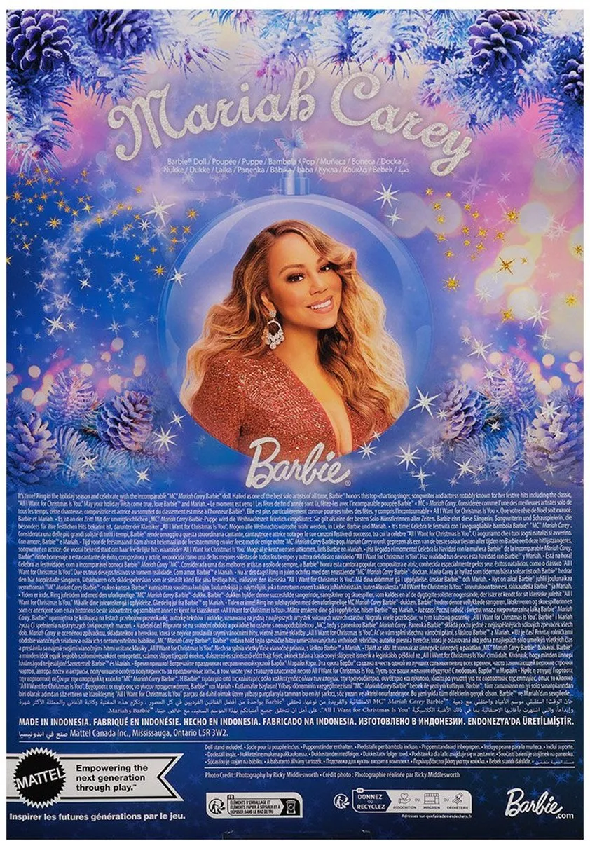 Barbie Mariah Carey Kerstpop - Multicolor