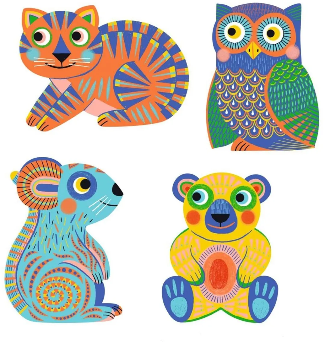 Djeco Kleuren met Water - Magisch Dierenboek 7 Kleuren - afbeelding 4 van 6