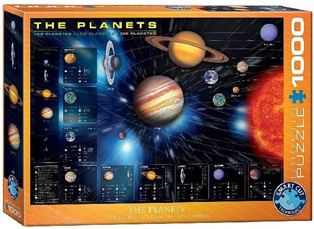 Eurographics De Planeten Legpuzzel 1000 Stuks - 68x48cm - Meerkleurig