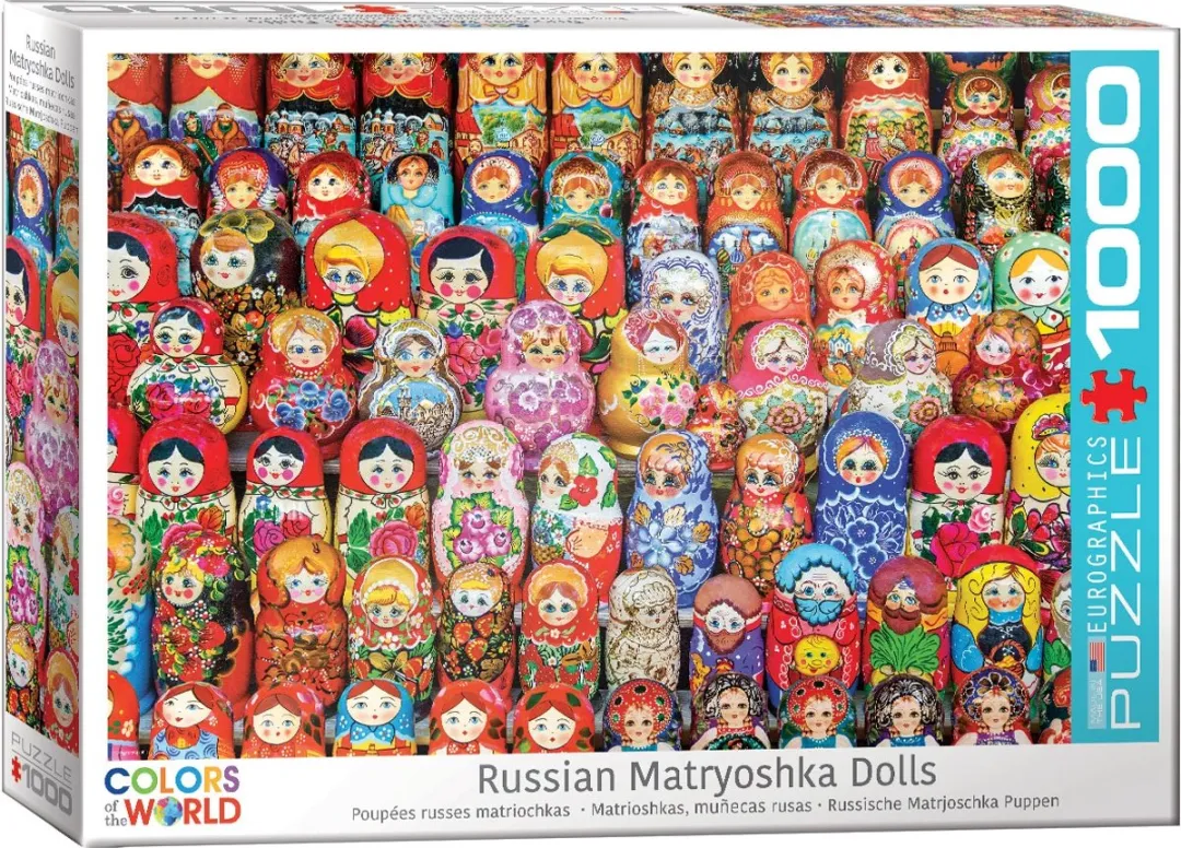 Eurographics Russische Matroesjka-poppetjes Legpuzzel 1000 Stuks
