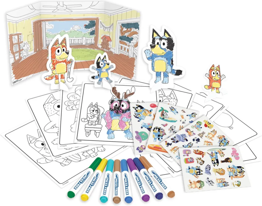 Crayola Color Wonder Bluey Hobbypakket - 40 Stuks