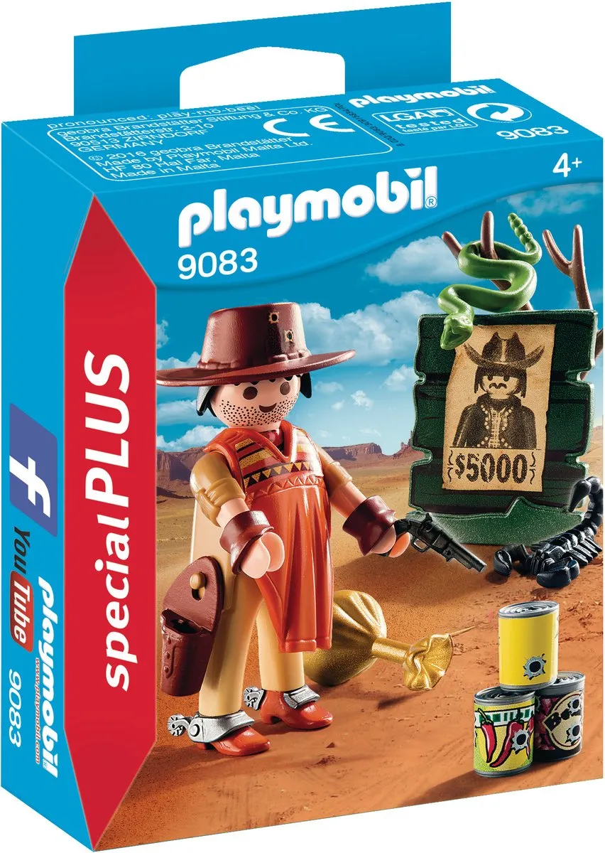 Playmobil Wilde Westen Revolverheld 9083