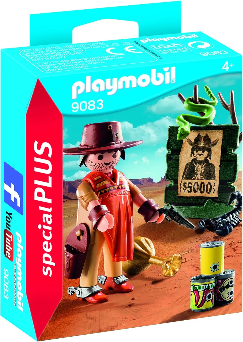 Playmobil Wilde Westen Revolverheld 9083 - Multi Color