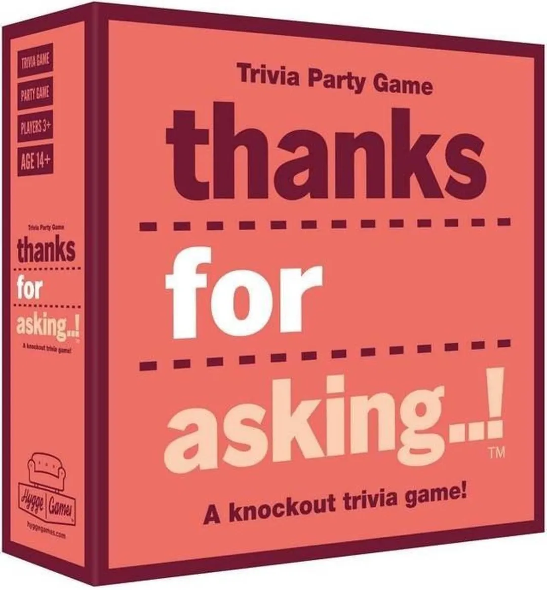 Hygge Games Party Game Thanks For Asking!