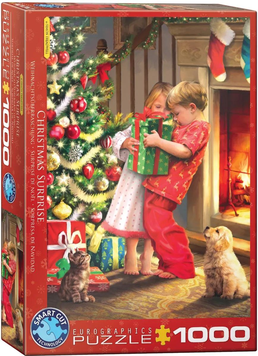 Eurographics Kerstverrassing Simon Treadwell Legpuzzel 1000 Stuks