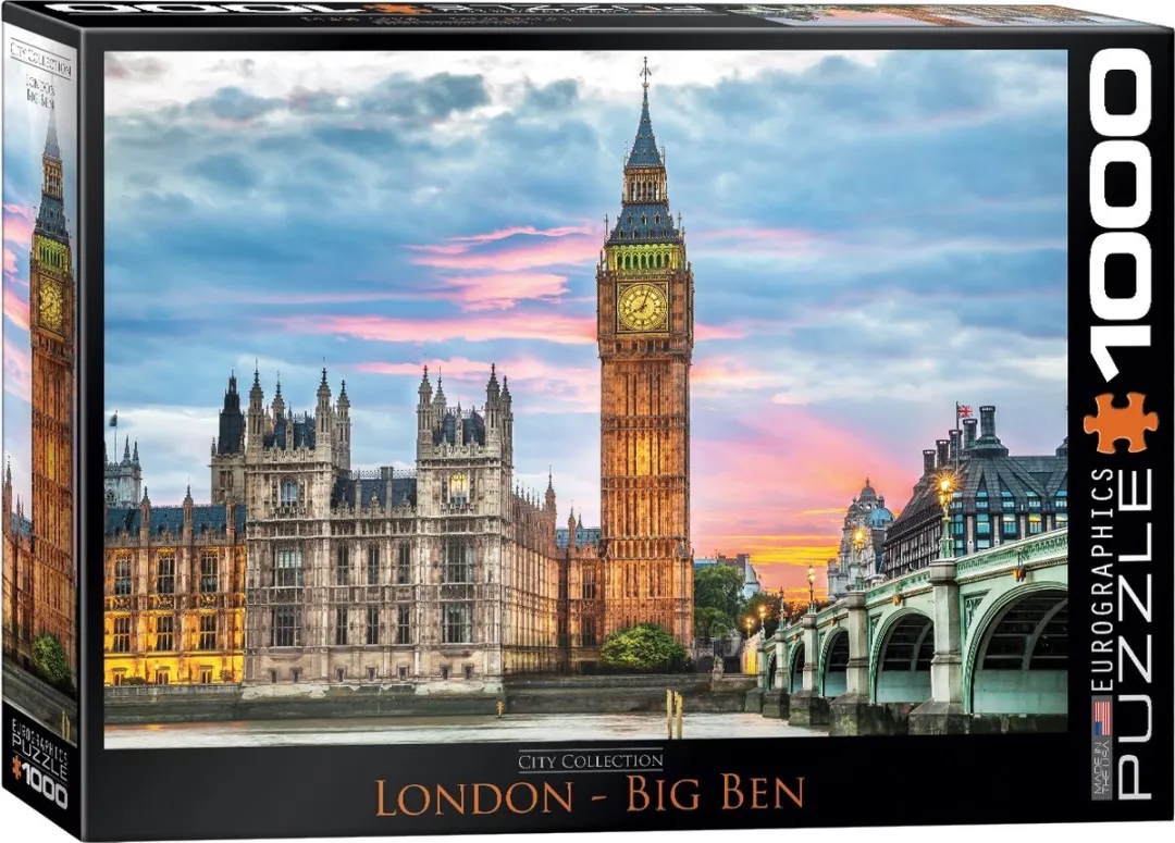 Eurographics London Big Ben Legpuzzel 1000 Stuks